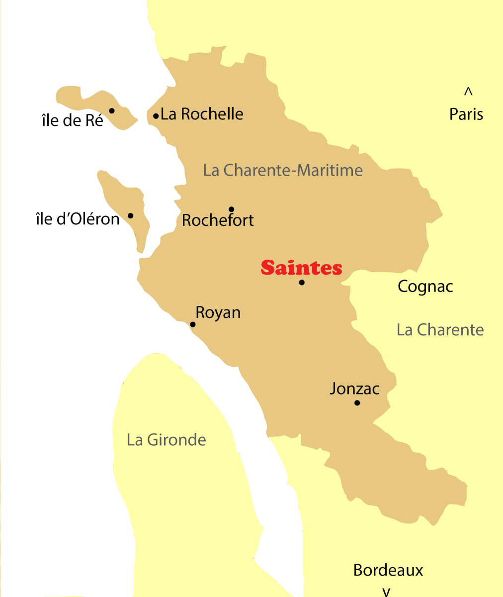 Carte Charente-Maritime